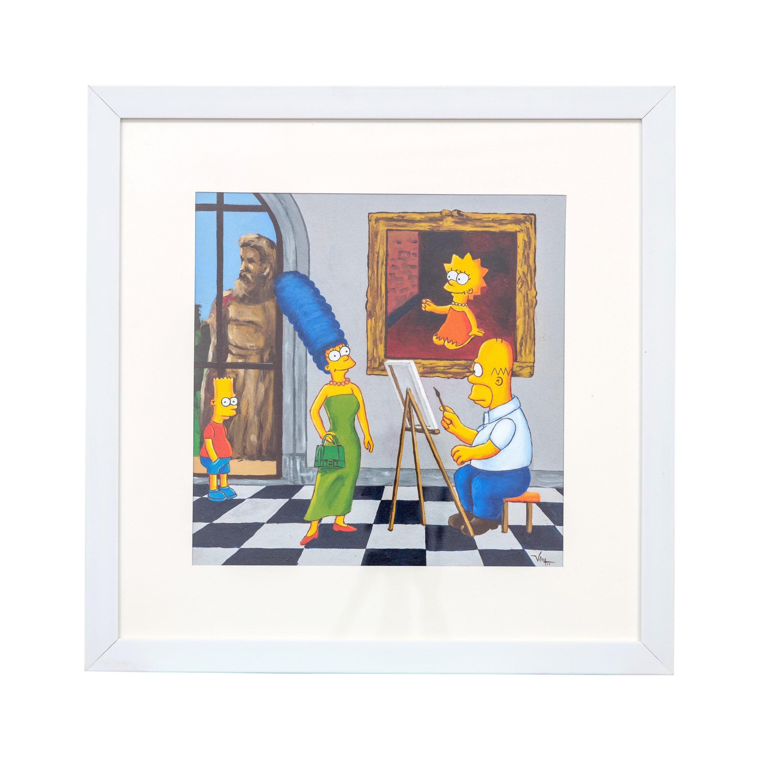 The Simpsons in a Musuem