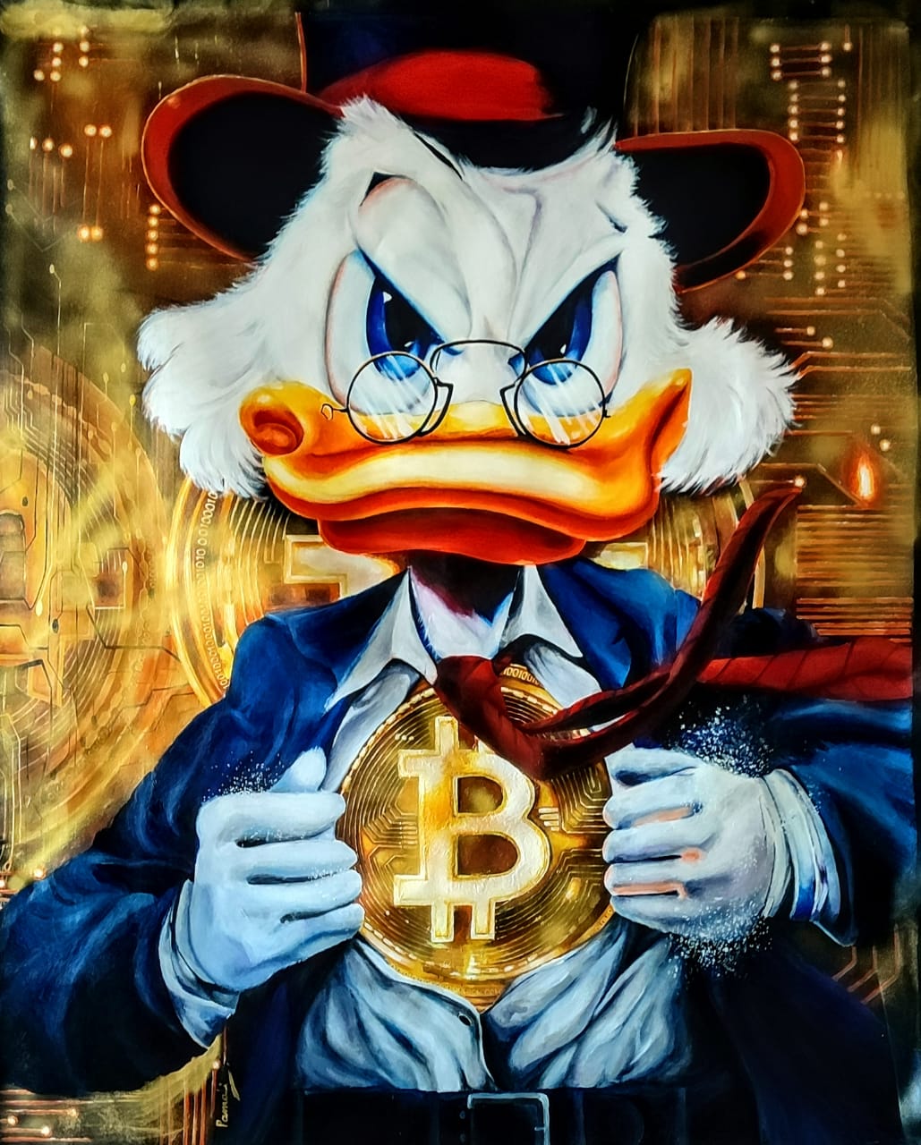 Super Uncle Scrooge Starts Mining Bitcoins