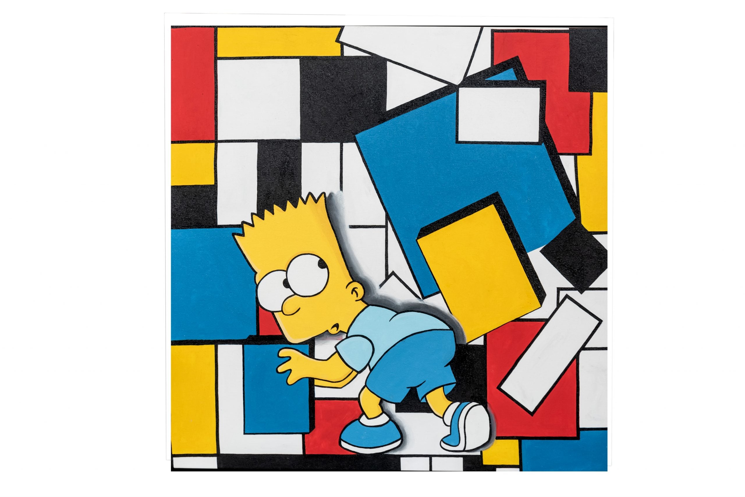 Bart breaks into art